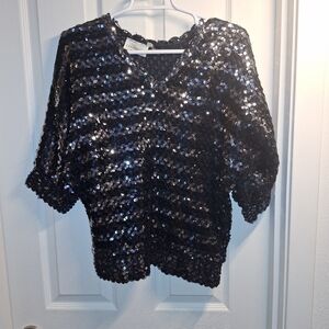 Creations III Sequin Top Vintage Womens Size Small